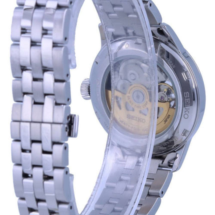 Renoverad Seiko Presage Cocktail Time Blue Acapulco Open Heart Automatic SSA439J1 Herrklocka