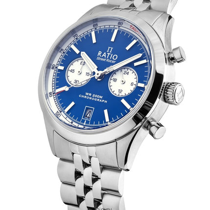 Ratio Street Racer Chronograph RTC014 200M klocka med omvänd pandaurtavla