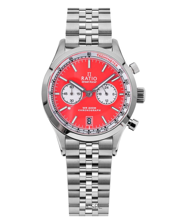 Ratio Street Racer Chronograph RTC015 200M klocka med omvänd pandaurtavla