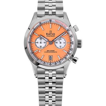 Ratio Street Racer Chronograph RTC019 200M klocka med omvänd pandaurtavla
