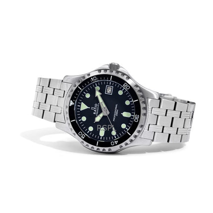 Ratio FreeDiver Professional Sapphire Black Dial Kvarts RTF005 200M herrklocka