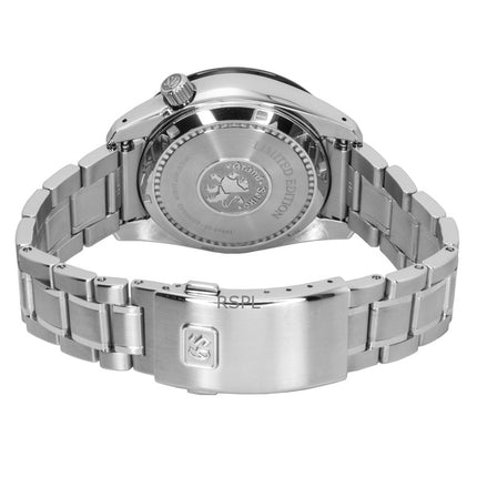 Grand Seiko Sport GMT rostfritt stål svart urtavla automatisk SBGE277G 100M herrklocka