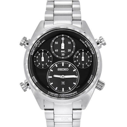 Seiko Prospex Speedtimer Chronograph Rostfritt stål Black Dial Solar SFJ003P1 100M herrklocka