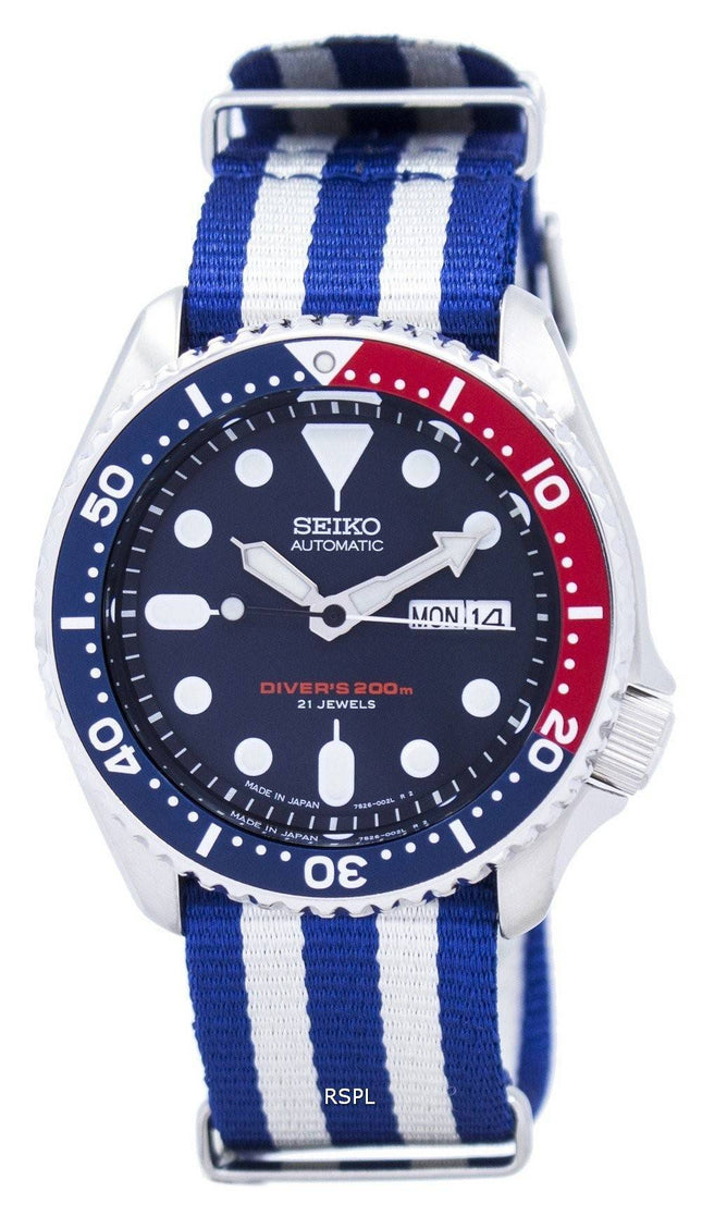 Seiko Automatic Diver's 200M NATO rem SKX009J1-NATO2 mäns klocka