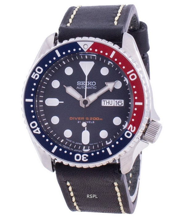 Seiko Automatic Diver's Black Dial SKX009J1-var-LS16 200M Herrklocka