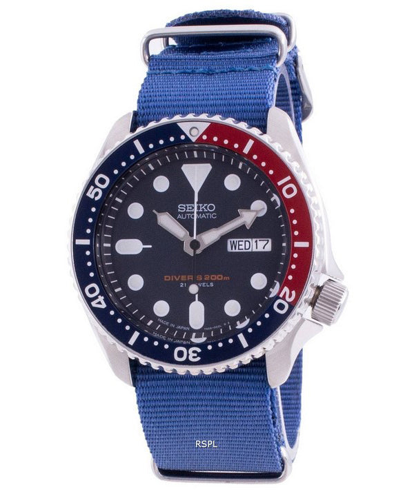 Seiko Automatic Diver&#39,s SKX009J1-var-NATO8 200M Japan Made Herreur