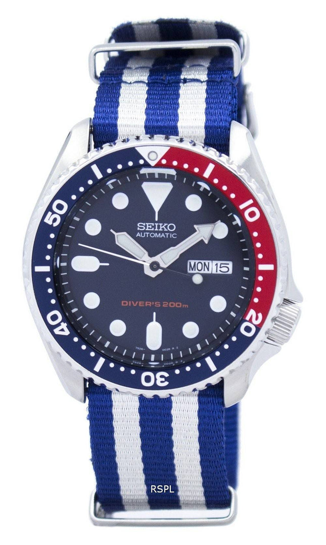 Seiko Automatic Diver's 200M NATO rem SKX009K1-NATO2 mäns klocka