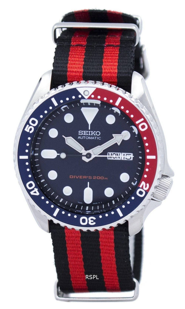 Seiko Automatic Diver's 200M NATO rem SKX009K1-NATO3 mäns klocka