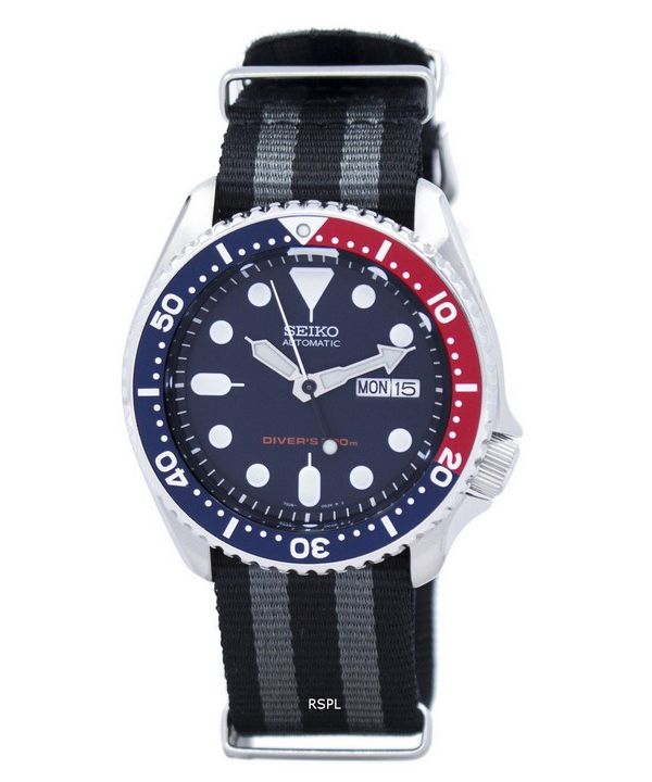 Seiko Automatic Diver's 200M NATO rem SKX009K1-NATO1 mäns klocka