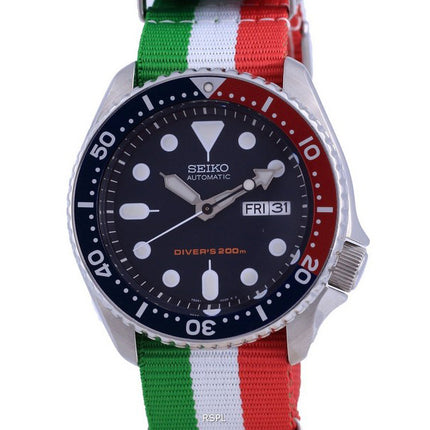 Seiko Automatic Diver',s Polyester SKX009K1-var-NATO23 200M Herrklocka