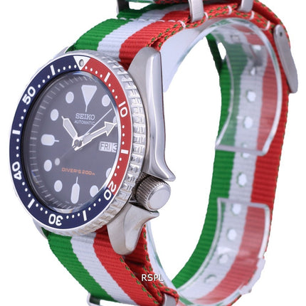 Seiko Automatic Diver',s Polyester SKX009K1-var-NATO23 200M Herrklocka
