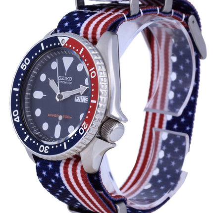 Seiko Automatic Diver&#39,s Polyester SKX009K1-var-NATO27 200M Herrklocka