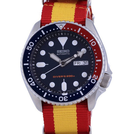 Seiko Automatic Diver&#39,s Polyester SKX009K1-var-NATO29 200M Herrklocka
