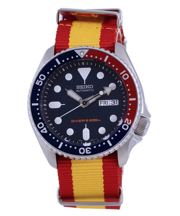 Seiko Automatic Diver&#39,s Polyester SKX009K1-var-NATO29 200M Herrklocka
