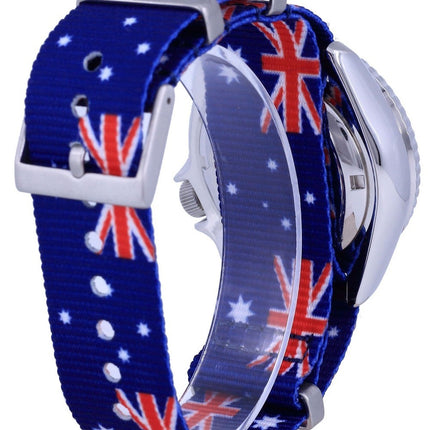 Seiko Automatic Diver&#39,s Polyester SKX009K1-var-NATO30 200M Herrklocka