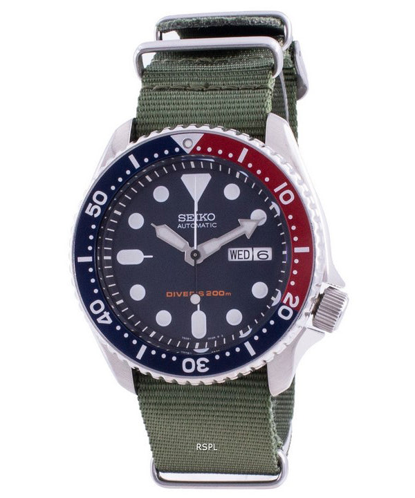 Seiko Automatic Diver Deep Blue Herrenuhr SKX009K1-var-NATO9 200M