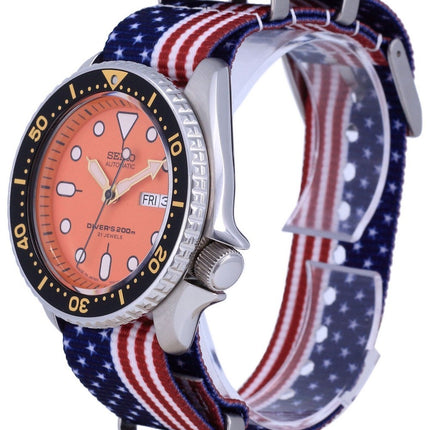 Seiko Automatic Diver',s Japan Made Polyester SKX011J1-var-NATO27 200M Herrklocka