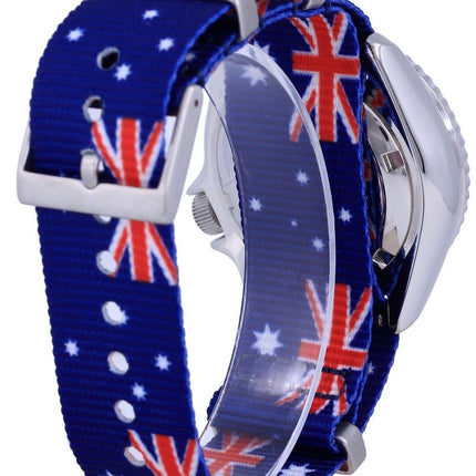 Seiko Automatic Diver&#39,s Japan Made Polyester SKX011J1-var-NATO30 200M Herrklocka