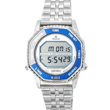 Seiko Rotocall digital kronograf rostfritt stål kvarts SMGG21P1 100M herrklocka