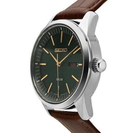 Seiko Conceptual SNE529P SNE529P1 SNE529 Analog Solar herrklocka