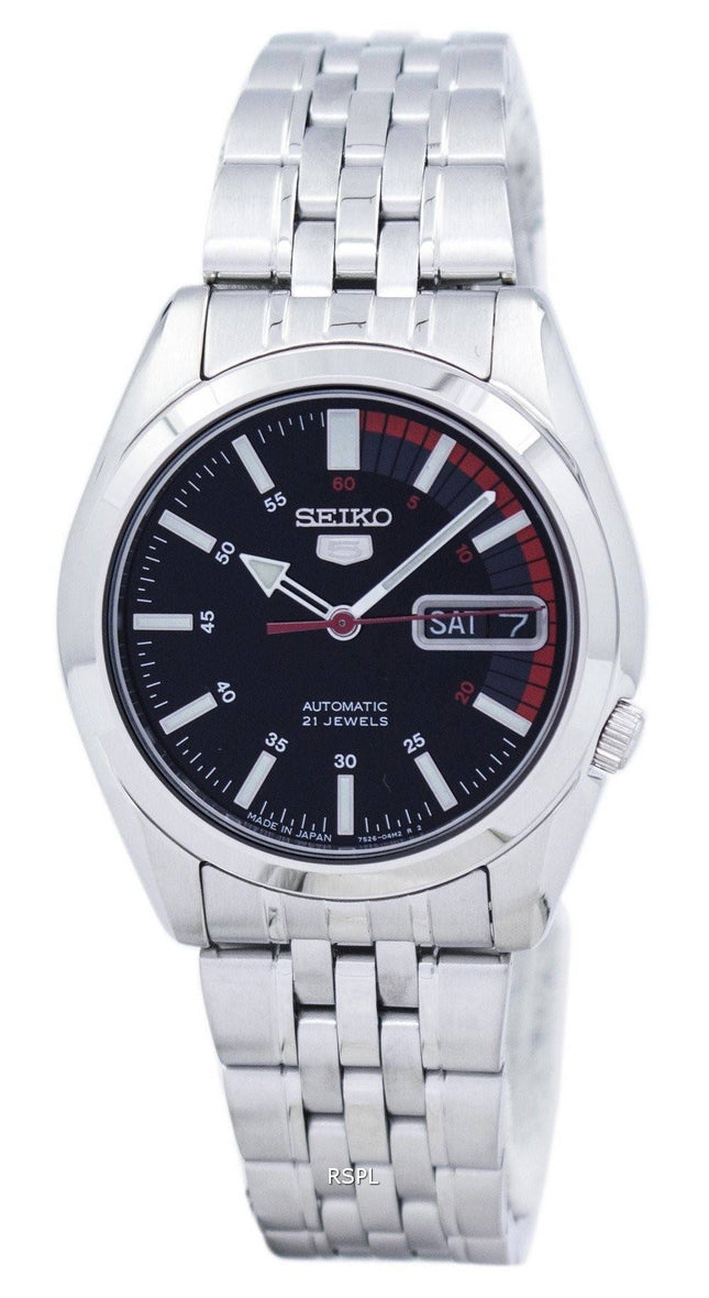 Seiko 5 automatisk Japan gjorde 21 juveler SNK375 SNK375J1 SNK375J mäns klockor