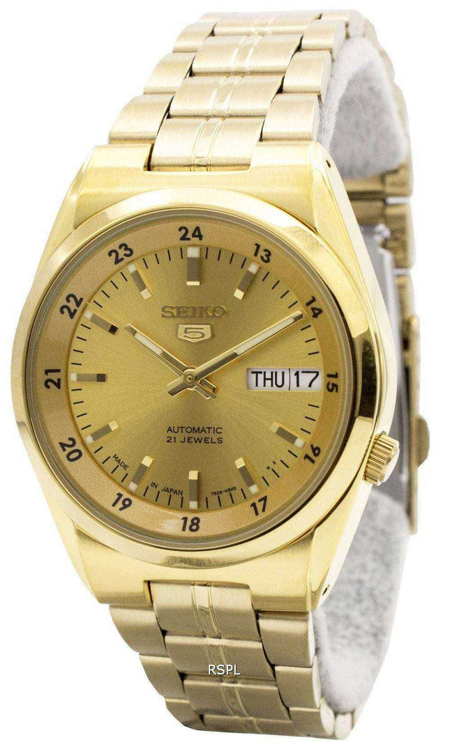 Renoverad Seiko 5 Automatic 21 Juveler Japantillverkad SNK574 SNK574J1 SNK574J Herrklocka
