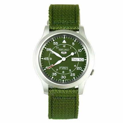 Renoverad Seiko 5 Militär Automatisk Nylon SNK805K2 Herrklocka
