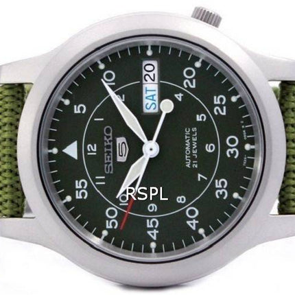 Renoverad Seiko 5 Militär Automatisk Nylon SNK805K2 Herrklocka