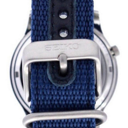 Renoverad Seiko 5 Militär Automatisk Nylonrem SNK807K2 Herrklocka