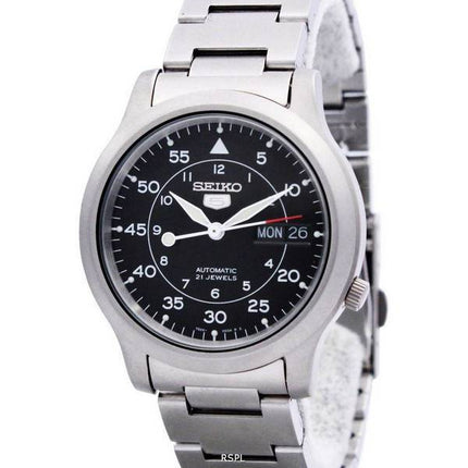 Renoverad Seiko 5 Automatic SNK809 SNK809K1 SNK809K 21 Jewels Herrklocka