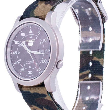 Seiko 5 Military SNK809K2-var-NATOS18 Herrenuhr mit automatischem Nylonarmband