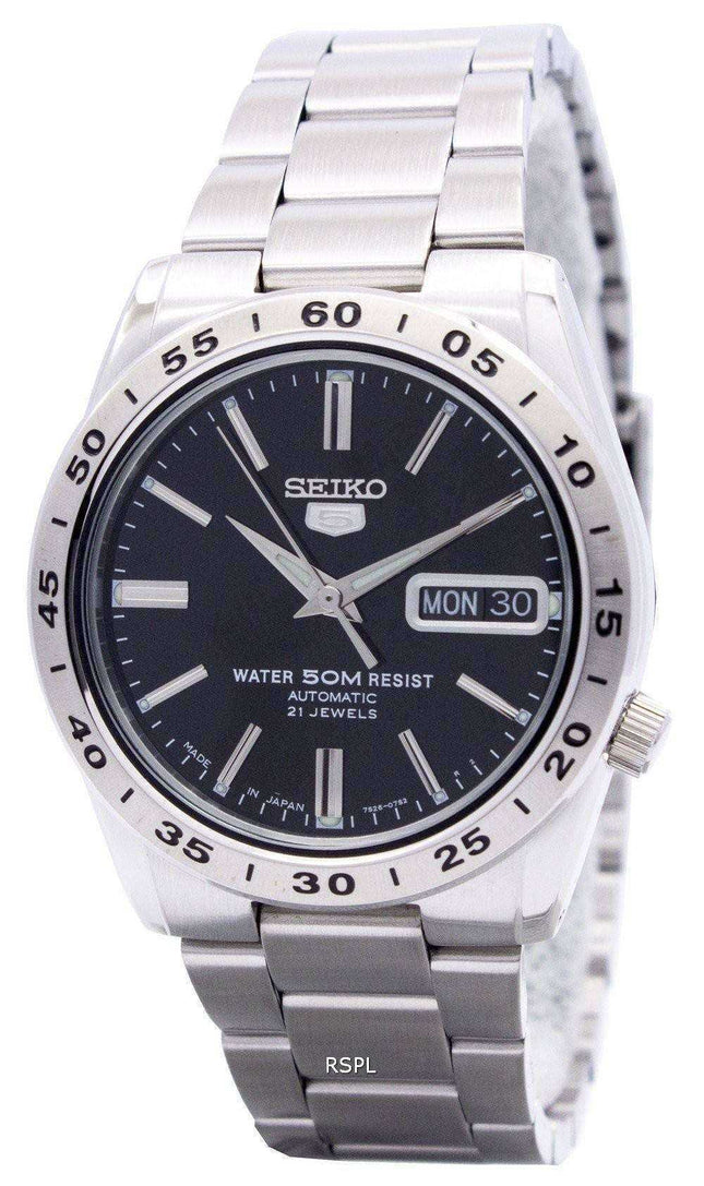 Renoverad Seiko 5 Automatic 21 Juveler Japantillverkad SNKE01 SNKE01J1 SNKE01J Herrklocka