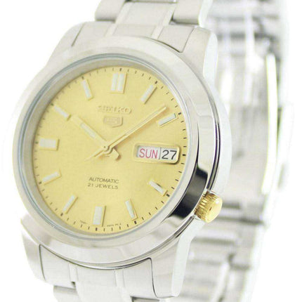 Renoverad Seiko 5 Automatic 21 Juveler SNKK13 SNKK13K1 SNKK13K Herrklocka