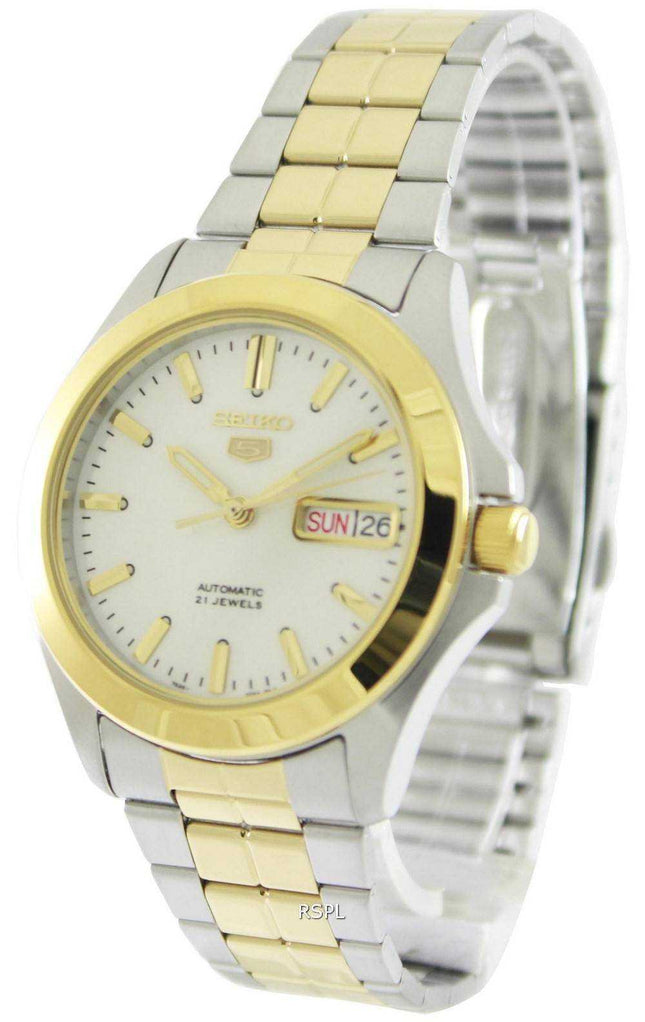 Renoverad Seiko 5 Automatic 21 Juveler SNKK94 SNKK94K1 SNKK94K Herrklocka