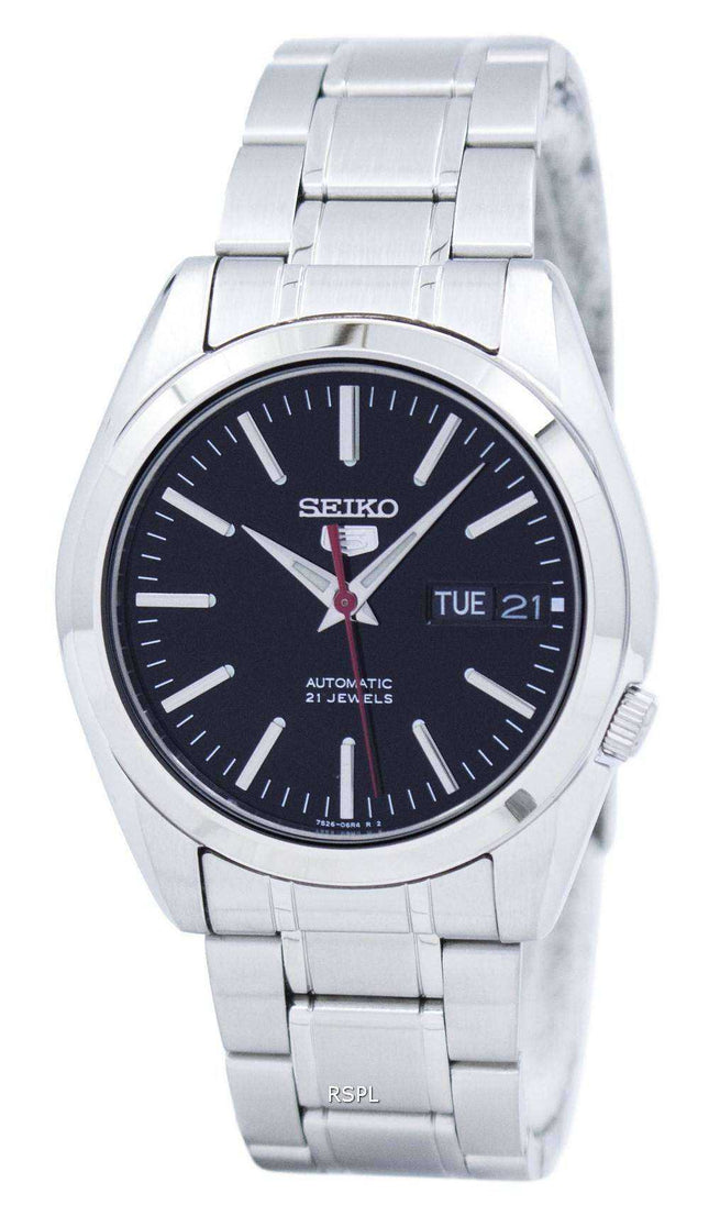 Renoverad Seiko 5 Automatic SNKL45 SNKL45K1 SNKL45K Herrklocka