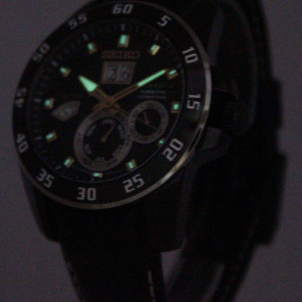 Renoverad Seiko Sportura Kinetic Perpetual SNP089 SNP089P1 SNP089P Herrklocka