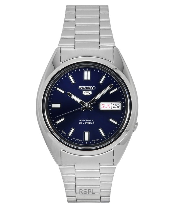 Renoverad Seiko 5 Automatic 21 Juveler Japantillverkad SNXS77 SNXS77J1 SNXS77J Herrklocka