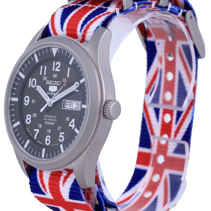 Seiko 5 Sports Automatic Japan Made SNZG09J1-var-NATO28 100M Herrklocka