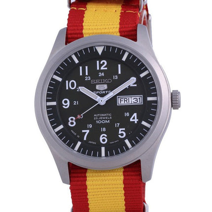 Seiko 5 Sports Automatic Japan Made SNZG09J1-var-NATO29 100M Herrklocka