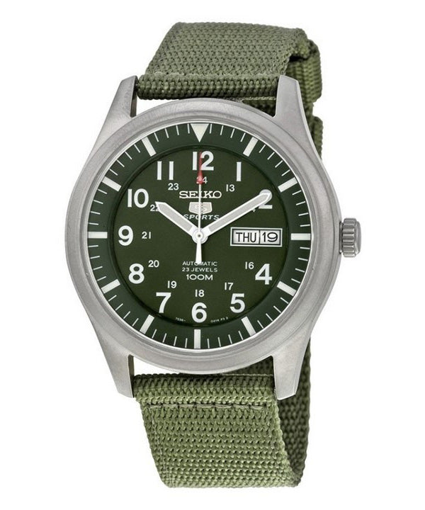Seiko 5 militära automatiska sport SNZG09K1 SNZG09 SNZG09K mäns klocka