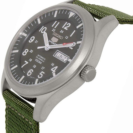 Seiko 5 militära automatiska sport SNZG09K1 SNZG09 SNZG09K mäns klocka