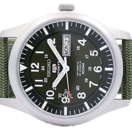 Seiko 5 militära automatiska sport SNZG09K1 SNZG09 SNZG09K mäns klocka