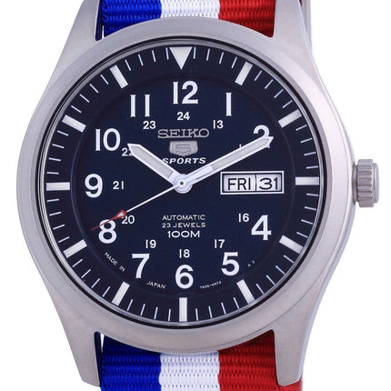 Seiko 5 Sports Automatic Polyester SNZG11J1-var-NATO25 100M Herrklocka