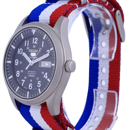 Seiko 5 Sports Automatic Polyester SNZG11J1-var-NATO25 100M Herrklocka