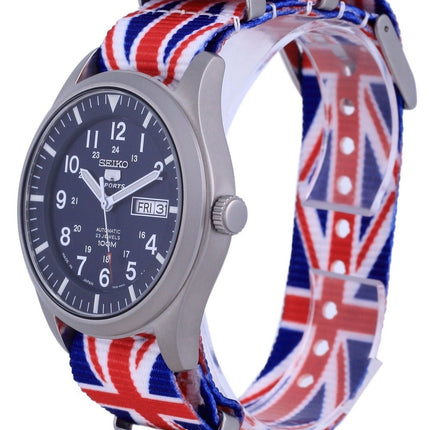 Seiko 5 Sports Automatic Polyester SNZG11J1-var-NATO28 100M Herrklocka