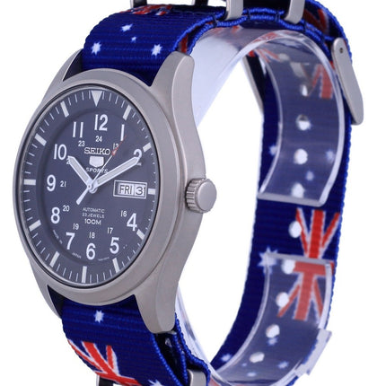 Seiko 5 Sports Automatic Polyester SNZG11J1-var-NATO30 100M Herrklocka