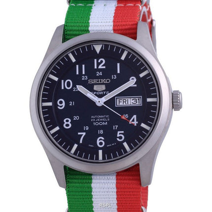 Seiko 5 Sports Automatic Polyester SNZG11K1-var-NATO23 100M Herrklocka
