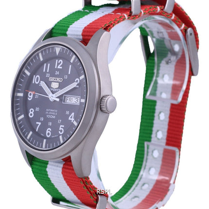 Seiko 5 Sports Automatic Polyester SNZG11K1-var-NATO23 100M Herrklocka