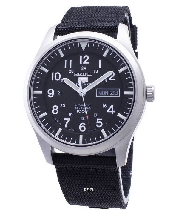 Renoverad Seiko Automatic Sports SNZG15 SNZG15J1 SNZG15J Herrklocka