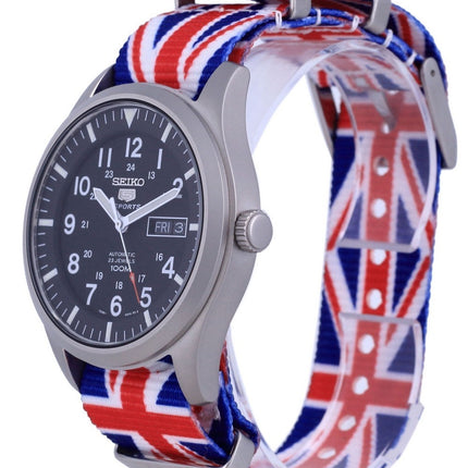 Seiko 5 Sports Automatic Polyester SNZG15K1-var-NATO28 100M Herrklocka